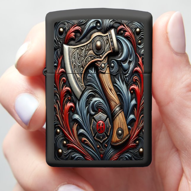 Craftsmanship on Display With a Fireman's Axe Zippo Lighter (In Hand)