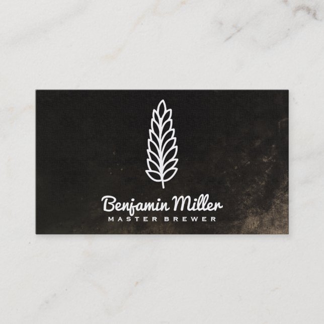 Craftsmen | Wheat Grain Business Card (Front)