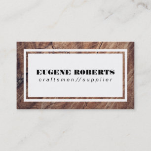 Craftsmen Wood II Business Card