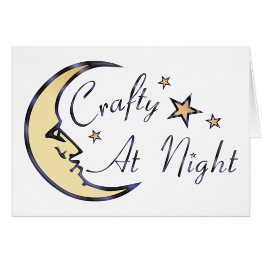 Crafty at Night Cards (Front Horizontal)