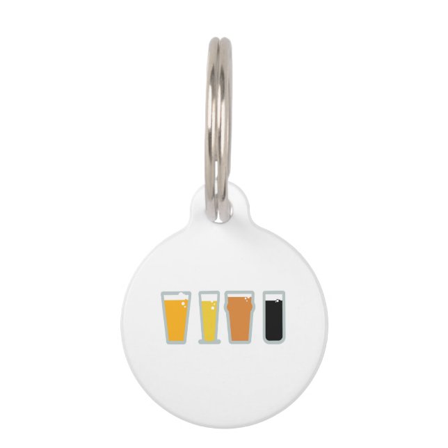 Crafty Beer Pet ID Tag (Front)