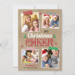 Crafty Christmas Holiday Photo Card<br><div class="desc">Celebrate the season with this modern and stylish holiday card from Berry Berry Sweet. Visit our design showroom at WWW.BERRYBERRYSWEET.COM</div>
