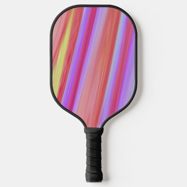 Crafty Cotton Candy Design Pickleball Paddle (Front)