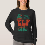 Crafty Elf Family Matching Christmas Pjs Funny T-Shirt<br><div class="desc">Crafty Elf Family Matching Christmas Pjs Funny</div>