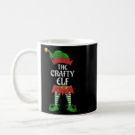 Crafty Elf Family Matching Group Christmas Party L Coffee Mug<br><div class="desc">Crafty Elf Family Matching Group Christmas Party Long Sleeve T Shirt</div>
