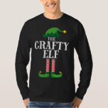 Crafty Elf Matching Family Christmas Party T-Shirt<br><div class="desc">Crafty Elf Matching Family Christmas Party</div>