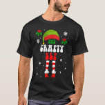 Crafty Elf Matching Family Group Christmas Holiday T-Shirt<br><div class="desc">Crafty Elf Matching Family Group Christmas Holiday.</div>