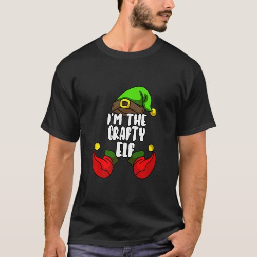 Crafty Elf Matching Family Group Christmas Party P T_Shirt