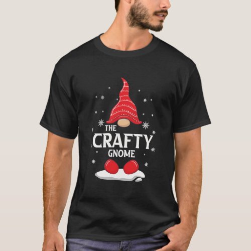 Crafty Gnome Family Matching Christmas Funny Gift  T_Shirt