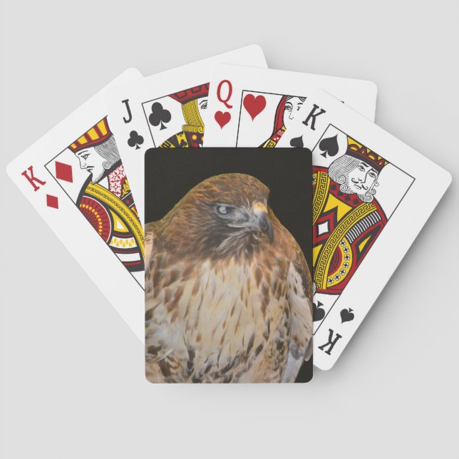 Crafty Hawk Poker Cards (Back)