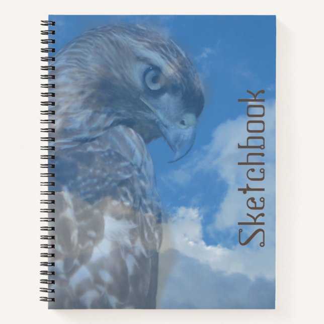 Crafty Hawk Sketch Notebook (Front)
