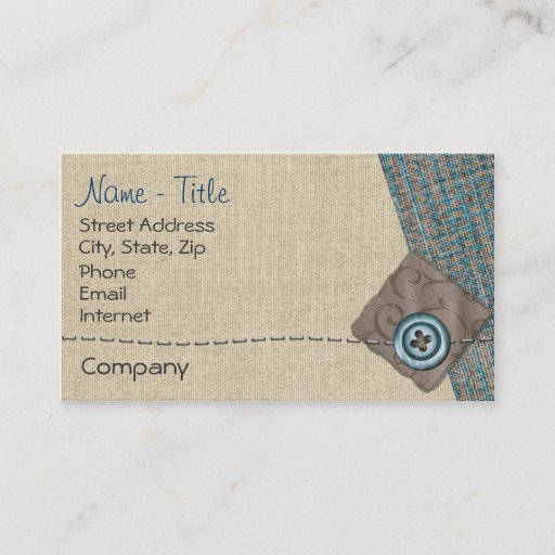 Customizable Crafty One Business Card Template