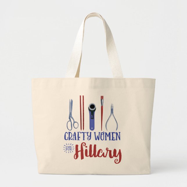 Crafty Women for Hillary Tote (Front)