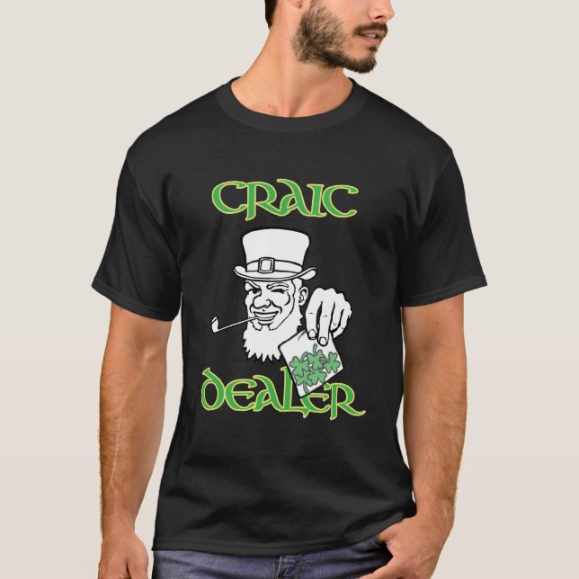 Craic Dealer Dark TShirt (Front)