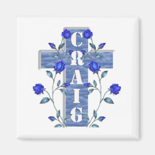 Craig Blue Cross Magnet
