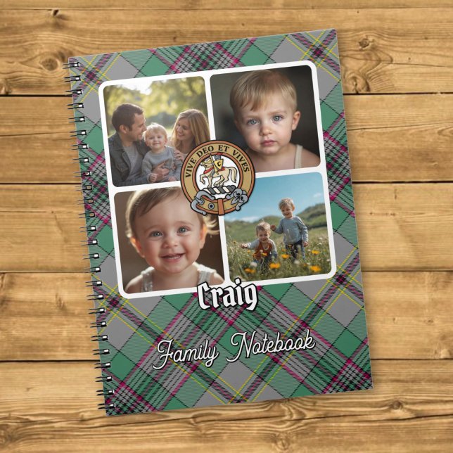 Craig Family Photo Collage Notebook (Creator Uploaded)