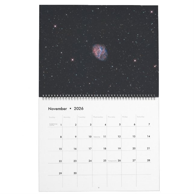 Craig Patterson Astrophotography Calendar (Nov 2026)