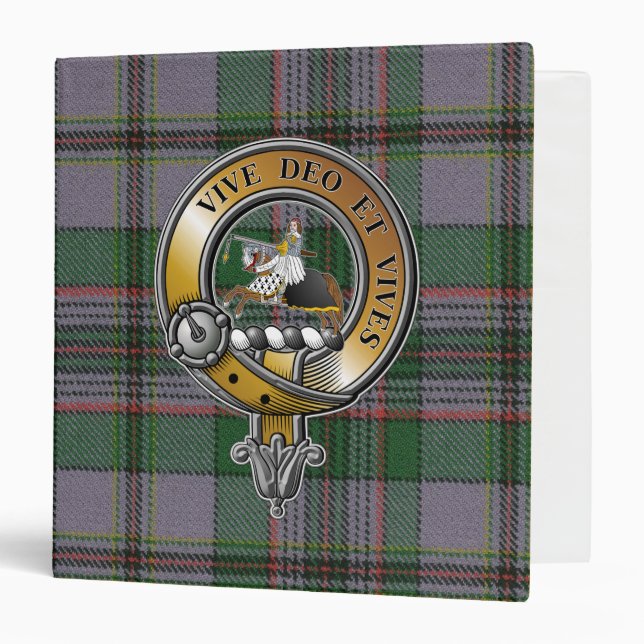 Craig Tartan & Badge 3 Ring Binder (Front/Inside)