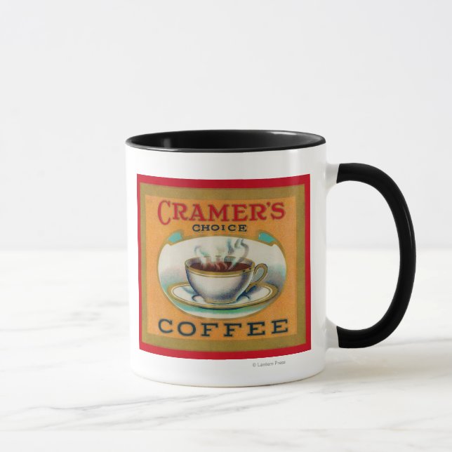 Cramer's Choice Coffee Label Mug (Right)