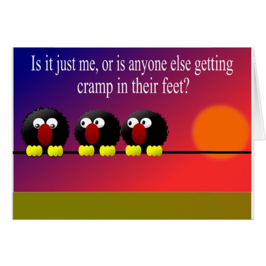 Cramp in feet cards (Front Horizontal)