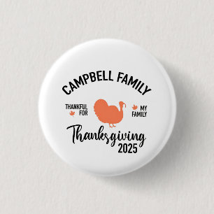 Crampbell Family 2025 Thanksgiving Turkey Dinner  Button