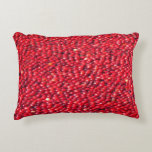 Cranberries Festive Red Accent Pillow