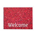 Cranberries Festive Red Doormat