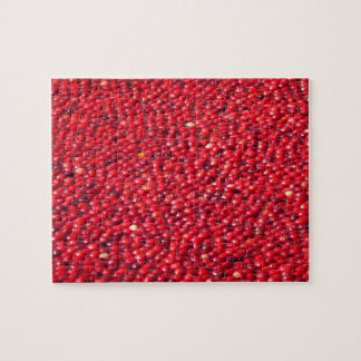 Cranberries Festive Red Jigsaw Puzzle