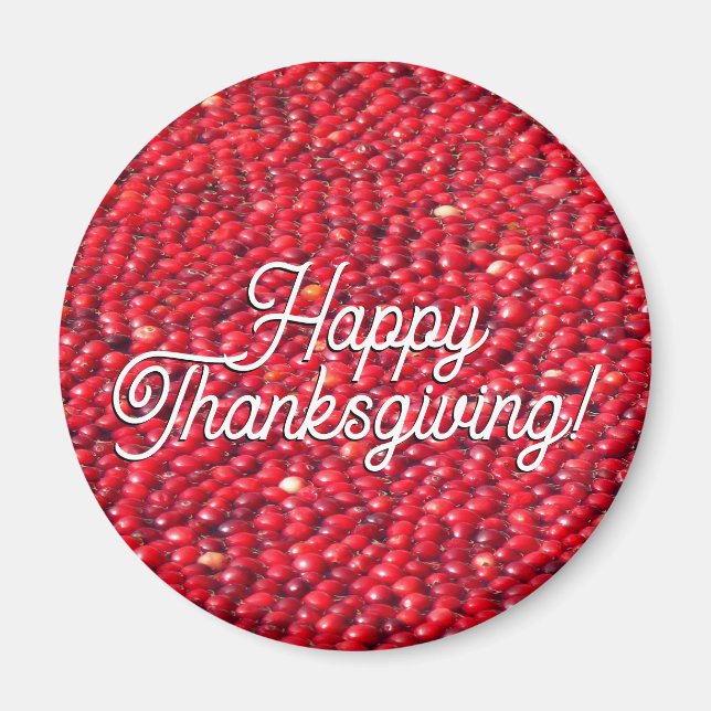 Cranberries Festive Red Magnet (Front)