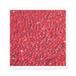 Cranberries Festive Red Napkins