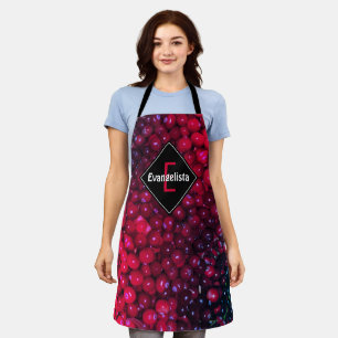 CRANBERRIES Monogram Apron