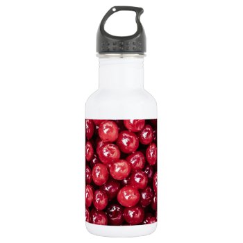 Cranberries Water Bottle by DigitalSolutions2u at Zazzle