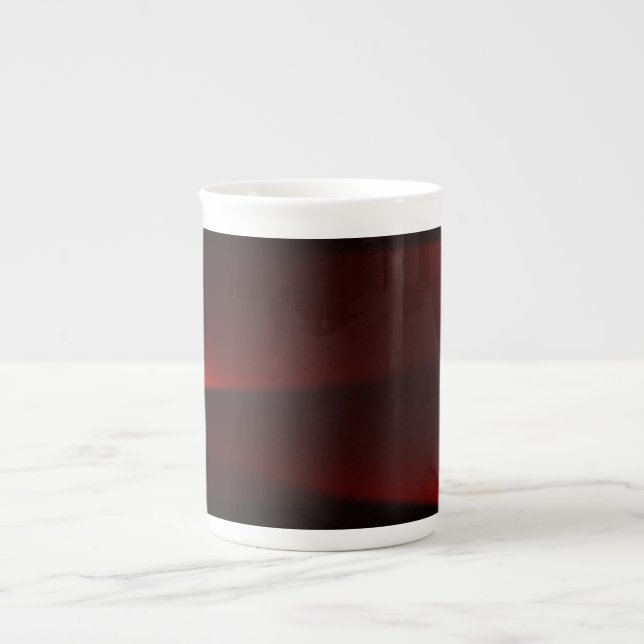 Cranberry And Black Lights Bone China Mug (Front)