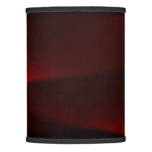 Cranberry And Black Lights Lamp Shade (Front)