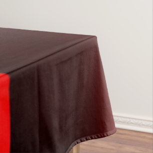 Cranberry And Black Lights Tablecloth