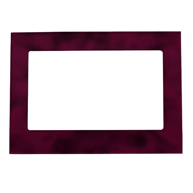 Cranberry and Black Mottled Magnetic Frame (Front)