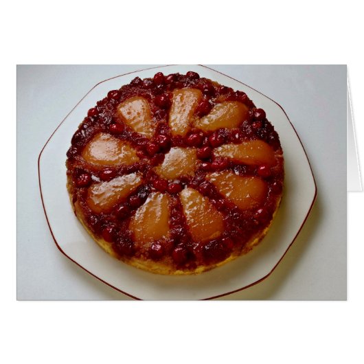 Cranberry and pear cake cards (Front Horizontal)