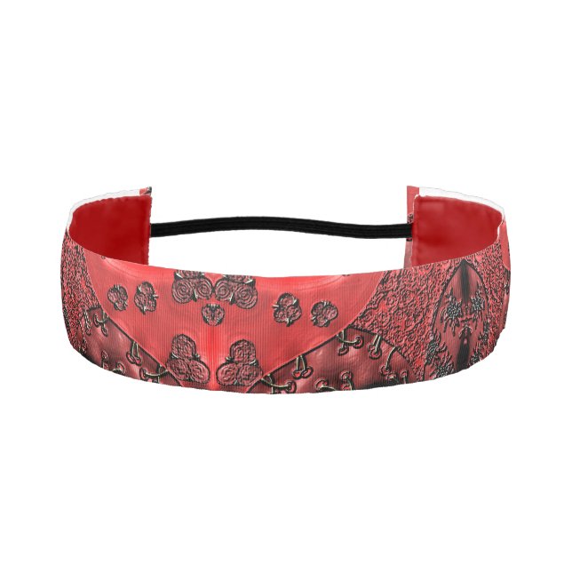 Cranberry Bazaar  Athletic Headband (Front)