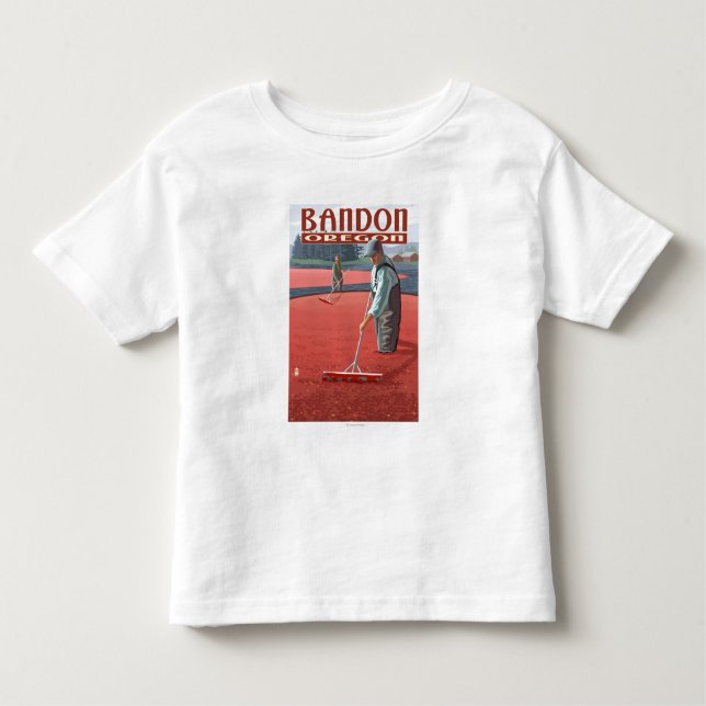 Cranberry Bogs Harvest - Bandon, Oregon Toddler T-shirt (Front)
