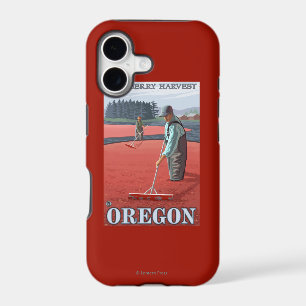 Cranberry Bogs Harvest Vintage Travel Poster iPhone 17 Case