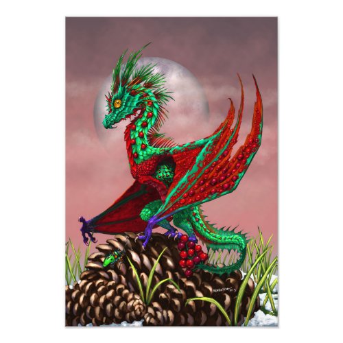 Cranberry Dragon 13x19 Print