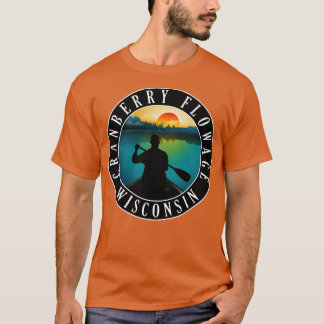 Cranberry Flowage Wisconsin Canoeing T-Shirt