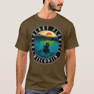 Cranberry Flowage Wisconsin Kayaking T-Shirt