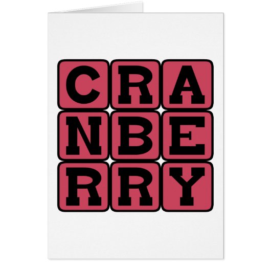 Cranberry, Fruit (Front)