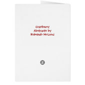 "Cranberry" Geometric Art (Back)