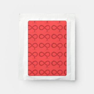 Cranberry Gradient Infinity Hearts Tea Bag Drink Mix