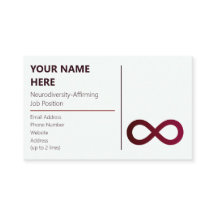 Cranberry Gradient Infinity Sign