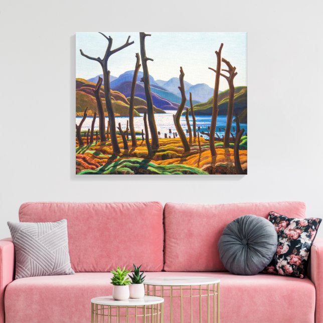 Cranberry Lake | Franklin Carmichael | Canvas Print (Insitu(LivingRoom))