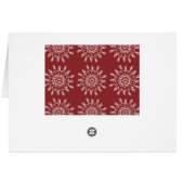 Cranberry Mandala Cards (Back Horizontal)