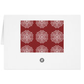 Cranberry Mandala Cards (Back Horizontal)